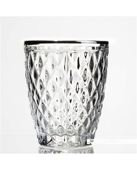 Vaso Sidari 270ml Borde Plata