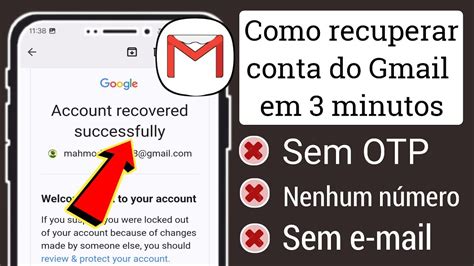 Como Recuperar Conta Do Gmail Recupera O De Conta Do Google