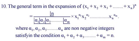 Binomial Theorem Formula Formula In Maths