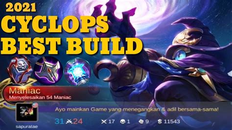 Cyclops Best Build In Top Lokal Cyclops Mobile Legends Mlbb