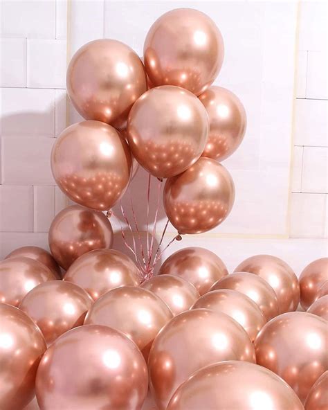 Balony Chrome Shiny Glossy Platynowe R Owe Z Oto Rose Gold Szt