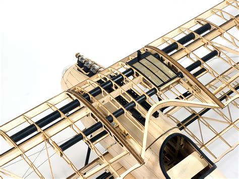 balsawood rc airplane kit albatros diii   wingspan laser cut