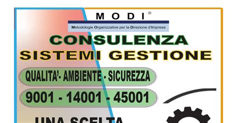 MOG 231 Di MODI SRL Incarichi ODV Corsi E Consulenza Sistemi Gestione