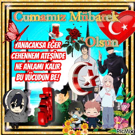 CUMANIZ MÜBAREK OLSUN TÜRKİYE Free animated PicMix