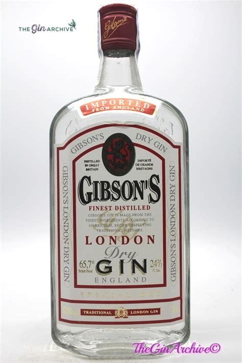 Gibsons London Dry The Gin Archive