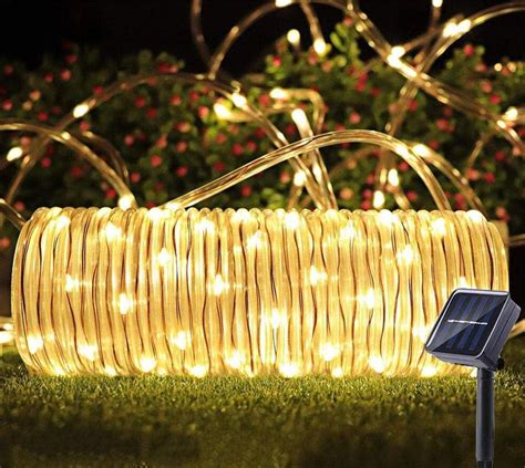 Meiguisha Solar Lichtschlauch Lichterkette M Er Led Ip