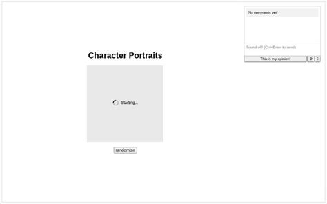 Character Portraits ― Perchance Generator