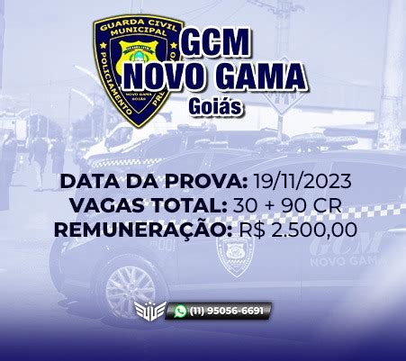 COMO FUNCIONA O CONCURSO PARA GCM DE NOVO GAMA GO Curso Palestra Gratuita