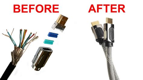 How To Assemble A Hdmi Cable Youtube