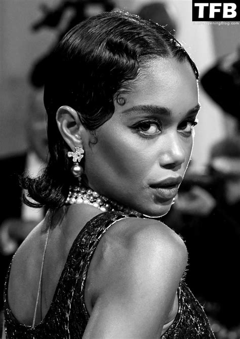 Laura Harrier Flaunts Her Sexy Tits At The 2022 Met Gala In Nyc 63