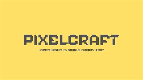 Pixelcraft Font : Download Free for Desktop & Webfont