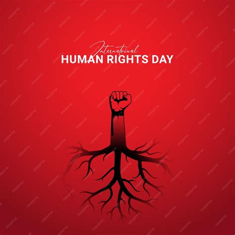 Premium Vector Human Rights Day Creative Design Banner Poster Vector Art