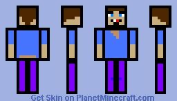 better version of modified steve Minecraft Skin