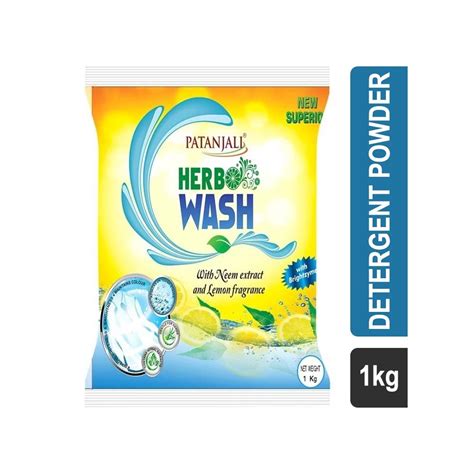 Patanjali Herbo Wash With Neem Extract Lemon Fragrance Detergent