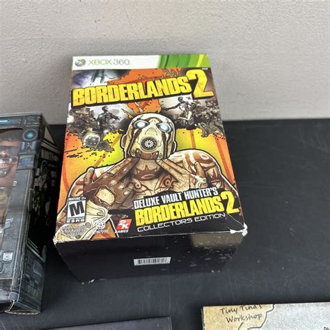 Borderlands 2 Deluxe Vault Hunters Collectors Edition Xbox 360 No