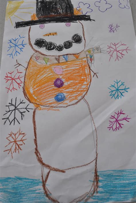 Expression of Imagination: Big Winter Art for the Kindergarten!