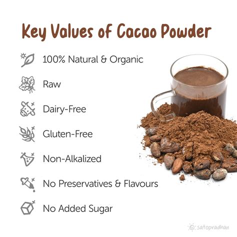 Natural, Non-Alkalised Raw Cacao Powder without Preservatives