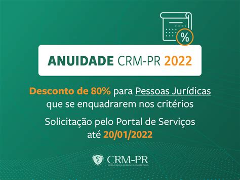 Pessoa Jur Dica Poder Solicitar Desconto Na Anuidade At De