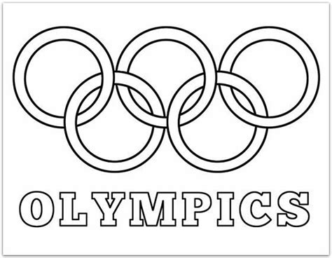 Olympic Medal Coloring Page Printable Coloring Pages