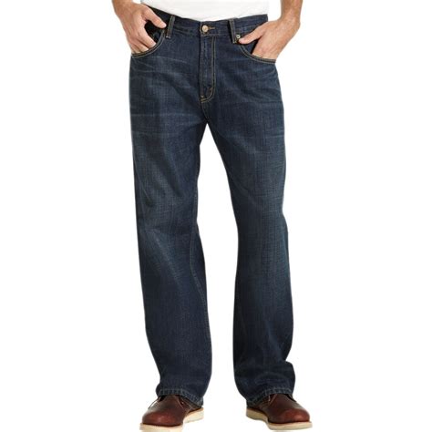 Men S Levi S 569 Loose Straight Fit Jeans Dark Chipped Walmart