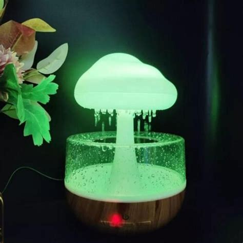 Rain Cloud Humidifier Weljoy Night Light With Colors Rain Lamp