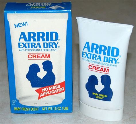 Arrid Extra Dry Cream Deodorant 1989 Arrid Deodorant