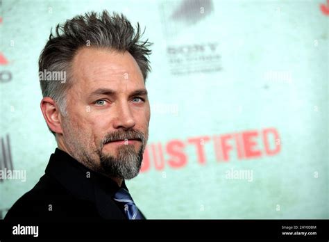 David Meunier Attending The Justified Season Premiere Held At