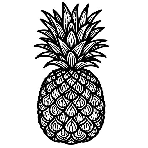 Coloriage Ananas Imprimer Gratuit Moncoloriage Fr