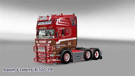 Euro Truck Simulator 2 Scania Ronny Ceusters Nightflyer Iii R500 V8