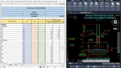 Metrado De Zapatas Concreto Encofrado Y Acero Youtube