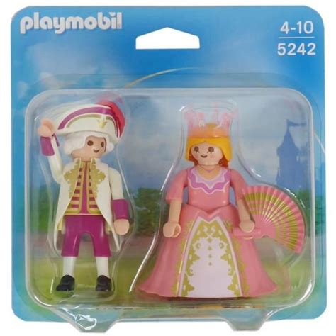 Playmobil Princess Duopack Duc Et Duchesse Robe Et Ventail Fille