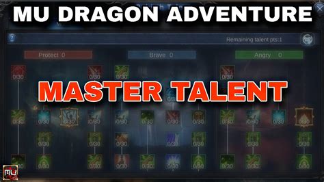 Master Talent Mu Dragon Adventure Mudragonadventure Mumobile Youtube