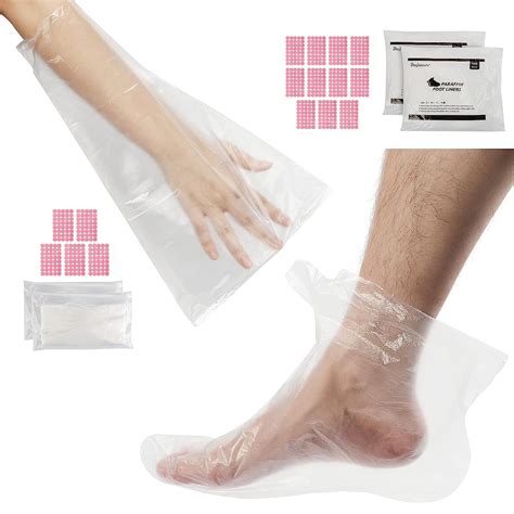 400Pcs Paraffin Wax Bags For Hands And Feet Plastic Paraffin Wax