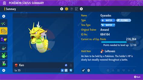 Shiny Gyarados Remake Pokemon Scarlet Violet Mods