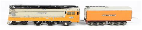 Lot Detail Lionel O Gauge Model Train Locomotive And Tender Car