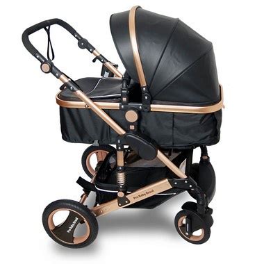 Carrinho De Bebe Premium Preto Amortecedor Q3 Shopee Brasil