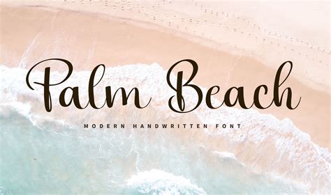 Palm Beach Font By Nurstudio Creative Fabrica