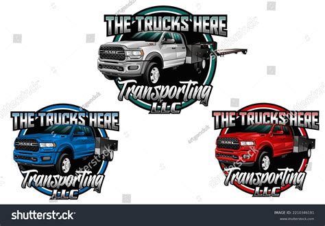 Hotshot Trucking Logo Design Vector Illustration Stock Vector (Royalty ...