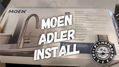 Installing Moen Adler Kitchen Faucet Plumbing Vlog For Apprentices