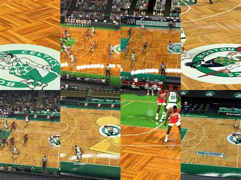 NBA 2K21 9 Court Boston Celtics Parquet Pack by doctahtobogganMD