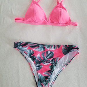 Swim Nwt Adorable Spaghetti Strap Printed Bikini Poshmark