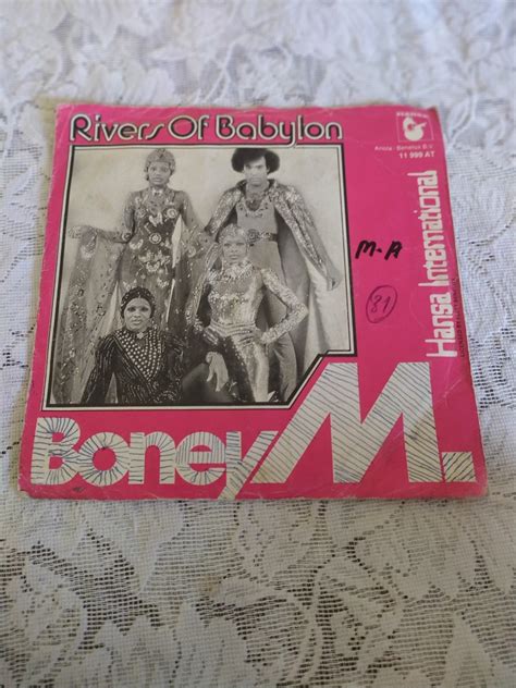 Boney M Rivers Of Babylon 7 Single VINYL PLAKA Hobbies Toys