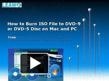 Ppt How To Burn Iso File To Dvd Or Dvd Disc On Mac And Pc