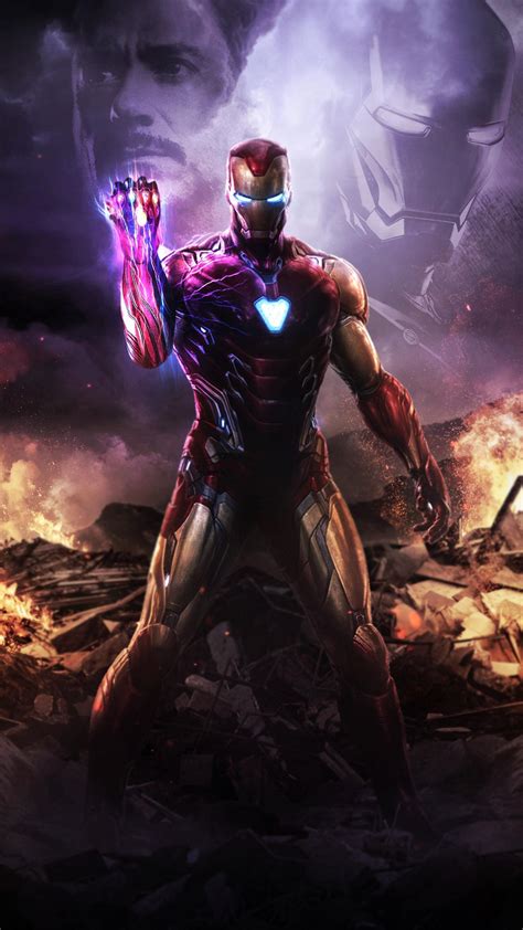 Iron Man Wallpaper 4K Infinity Stones