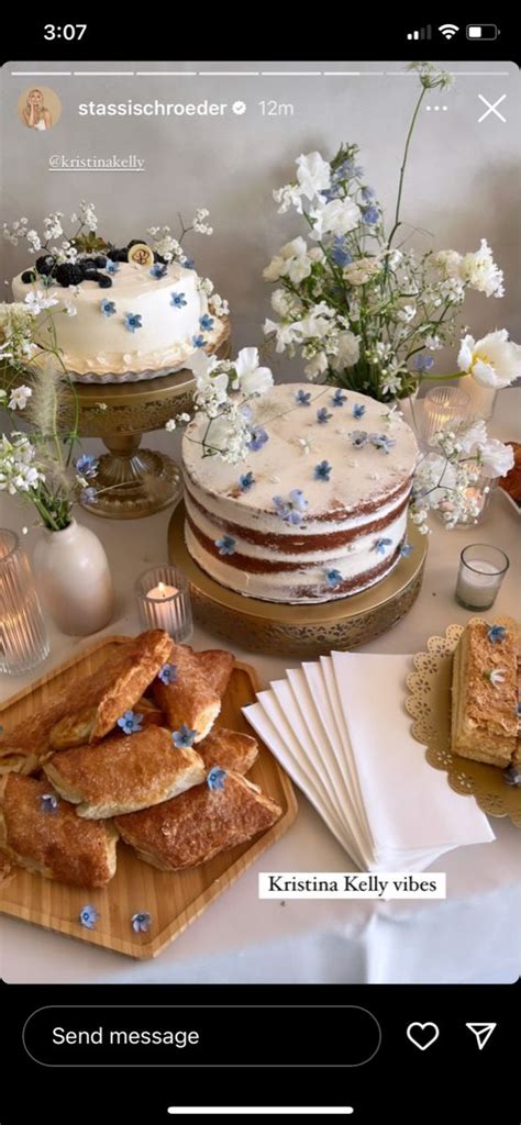 Shower Spread Dessert Table Naked Cake Desserts