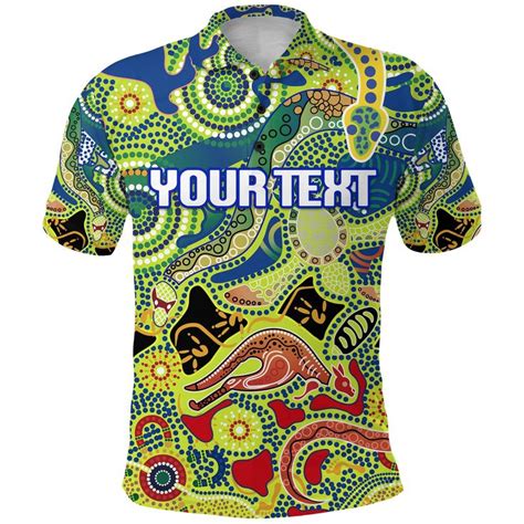 AIO Pride Custom Text Parramatta Polo Shirt Eels Unique Indigenous