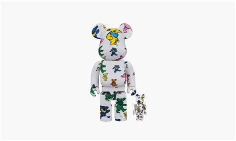 Bearbrick X Grateful Dead Dancing Bear 100 And 400 Set The Sortage