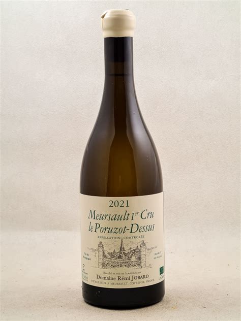 Rémi Jobard Meursault 1er cru Poruzot Dessus 2021 Prestige Cellar