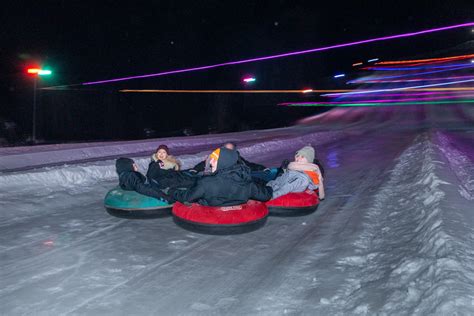 Glow Tubing - Snow Trails