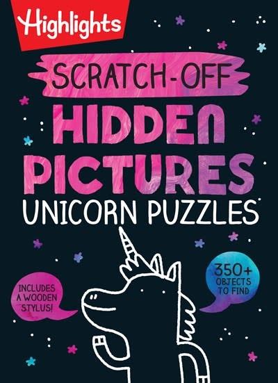 Highlights Press Highlights Scratch-Off Hidden Pictures: Unicorn ...